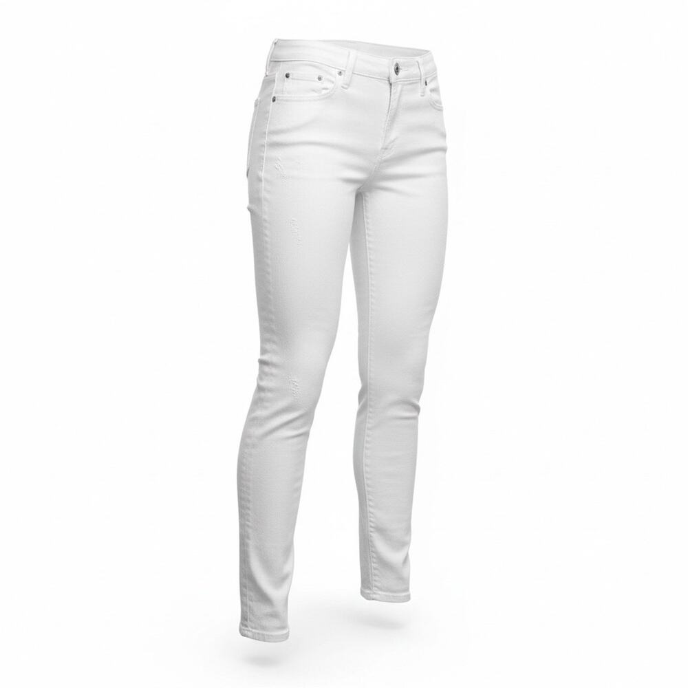 American Eagle Jeans Low Rise Jegging White Size 6 Stretch Skinny Leg A280